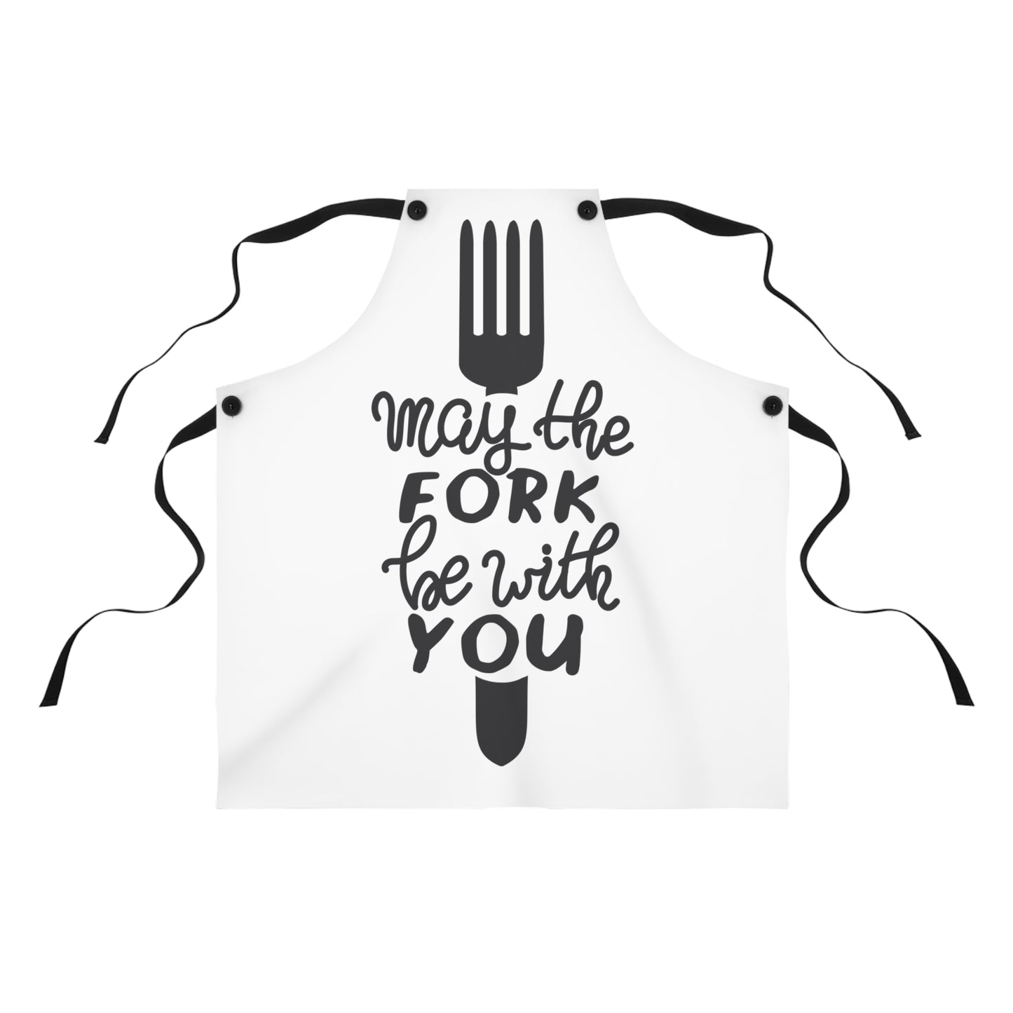 "May The Fork Be With You" Apron (AOP)