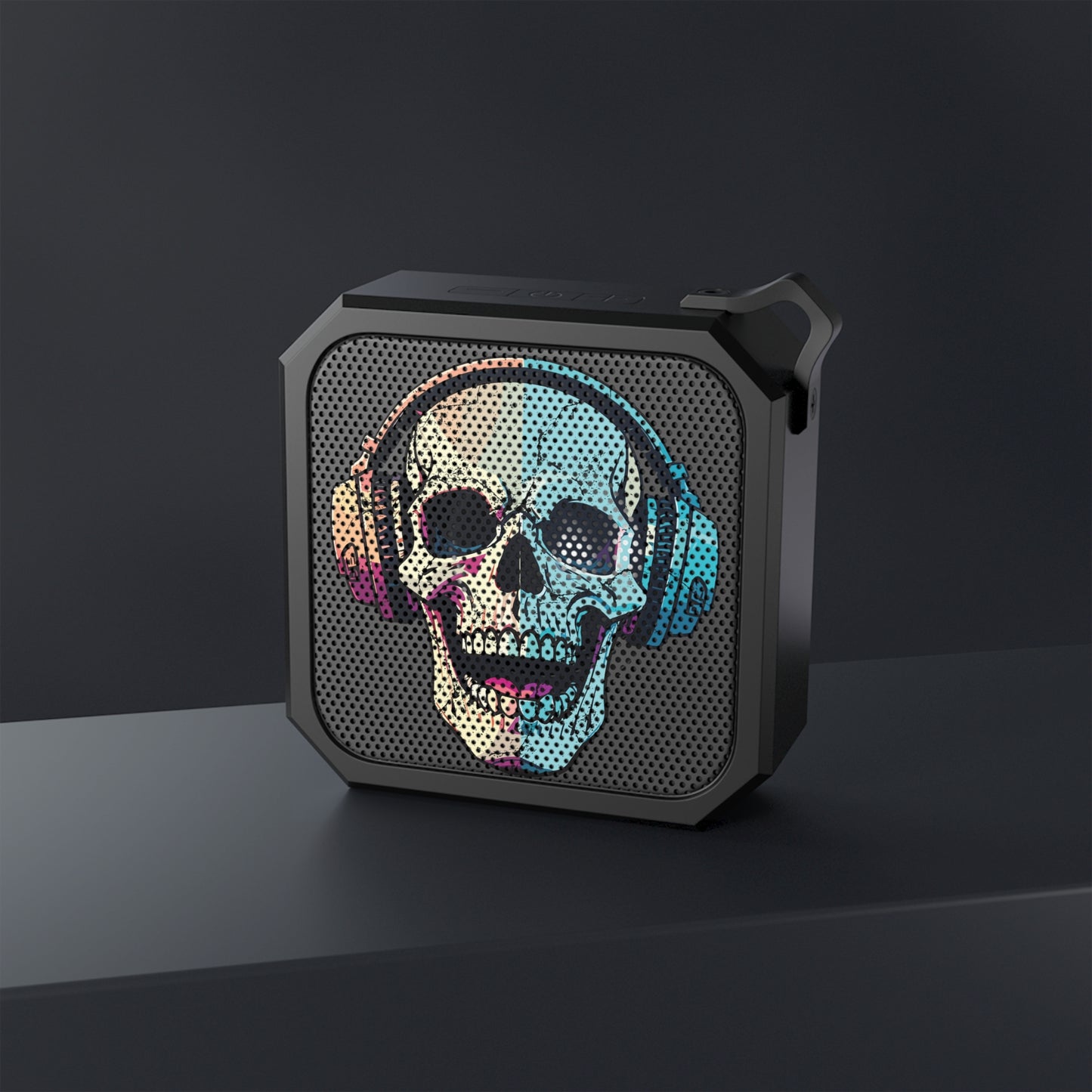Bluetooth Speaker - Skull With Headphones Blackwater Outdoor Bluetooth Speaker