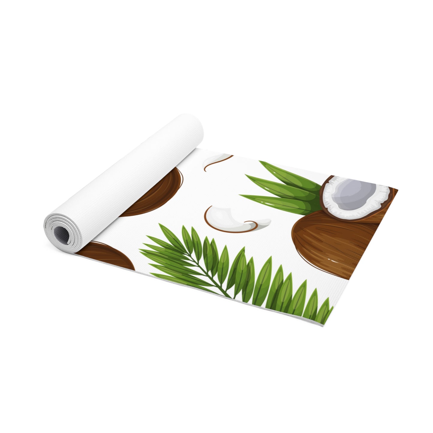 Coconuts Foam Yoga Mat, Foam Material, Lightweight, and Cushions You From Impacts, 24" x 72" x .25"