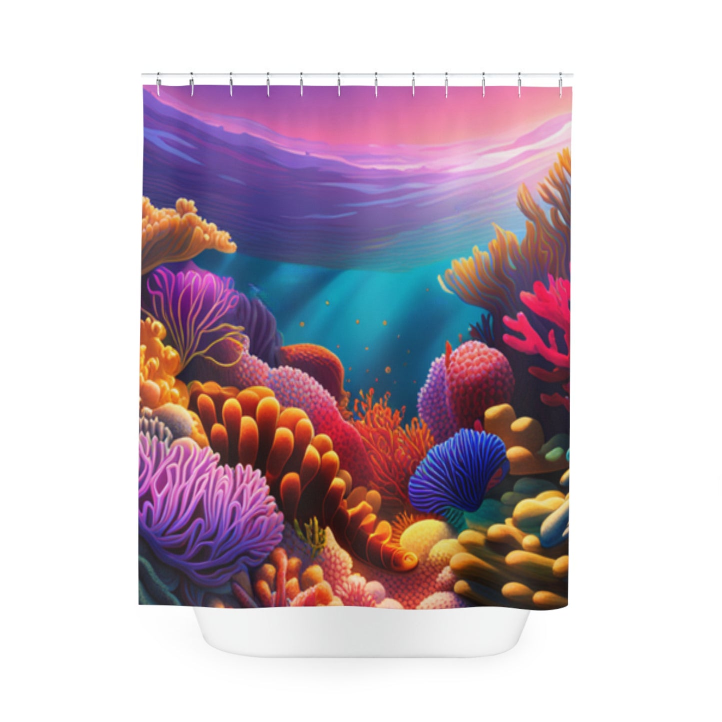 Shower Curtain - Coral Reef Polyester Shower Curtain