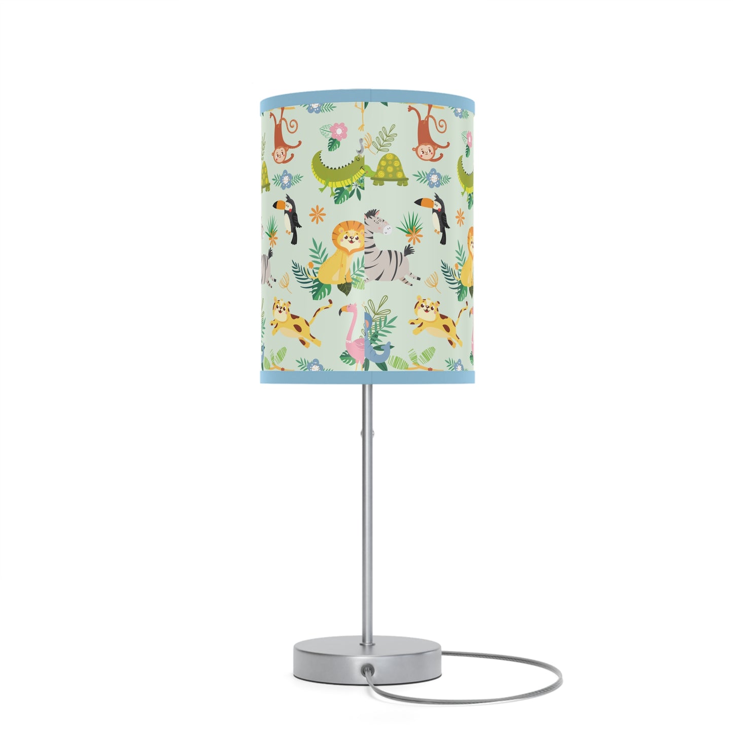 Lamp - Kid's Animal Lamp, Lamp on a Stand, US|CA plug, Choose Your Trim Color