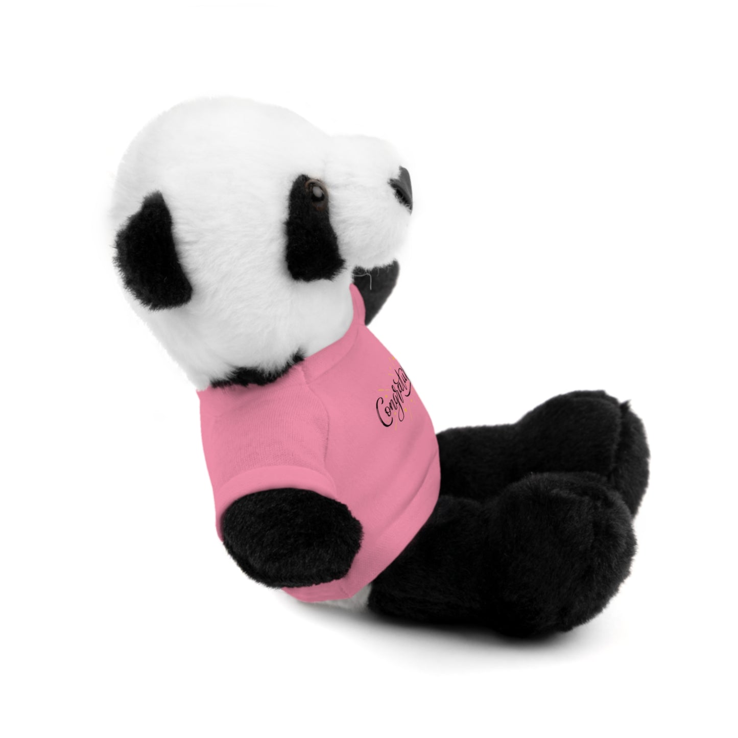 Stuffed Animals - Stuffed Animals with T-Shirt, Panda, Lion, Bear, Bunny, Jaguar, Sheep