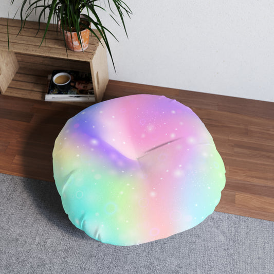 Tufted Floor Pillow, Round, Kid's Floor Pillow For Sitting, Comes in 2 Sizes