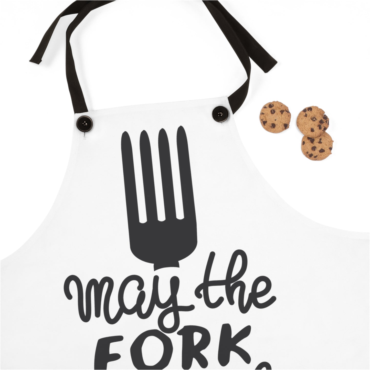 "May The Fork Be With You" Apron (AOP)