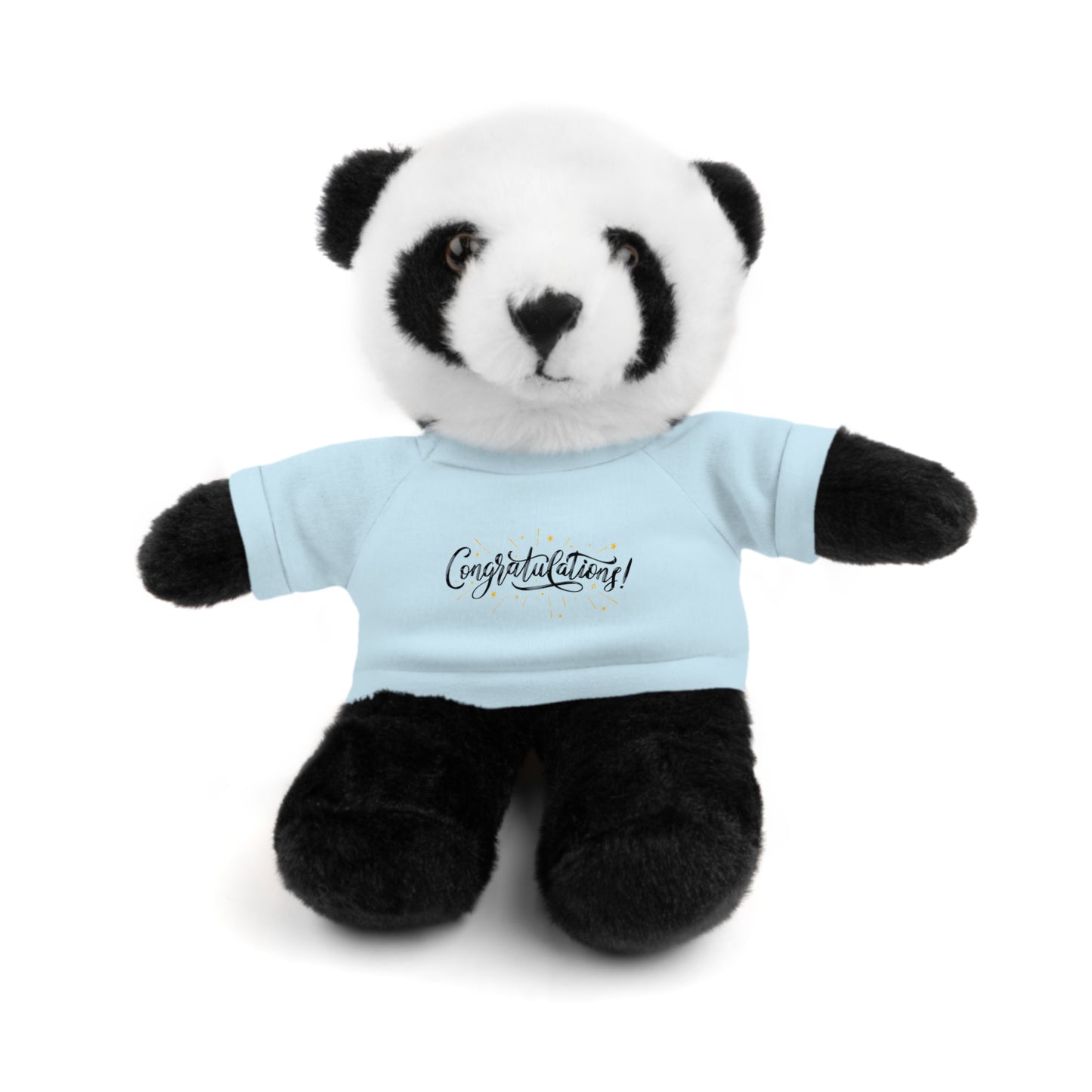 Stuffed Animals - Stuffed Animals with T-Shirt, Panda, Lion, Bear, Bunny, Jaguar, Sheep