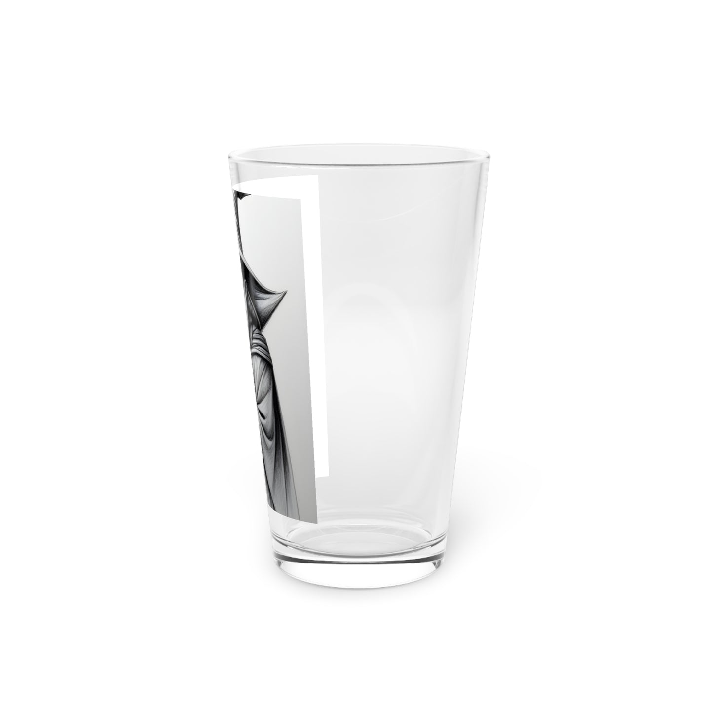Gaming Wizard Pint Glass, 16oz Clear Glass, Makes for a Perfect Gift!