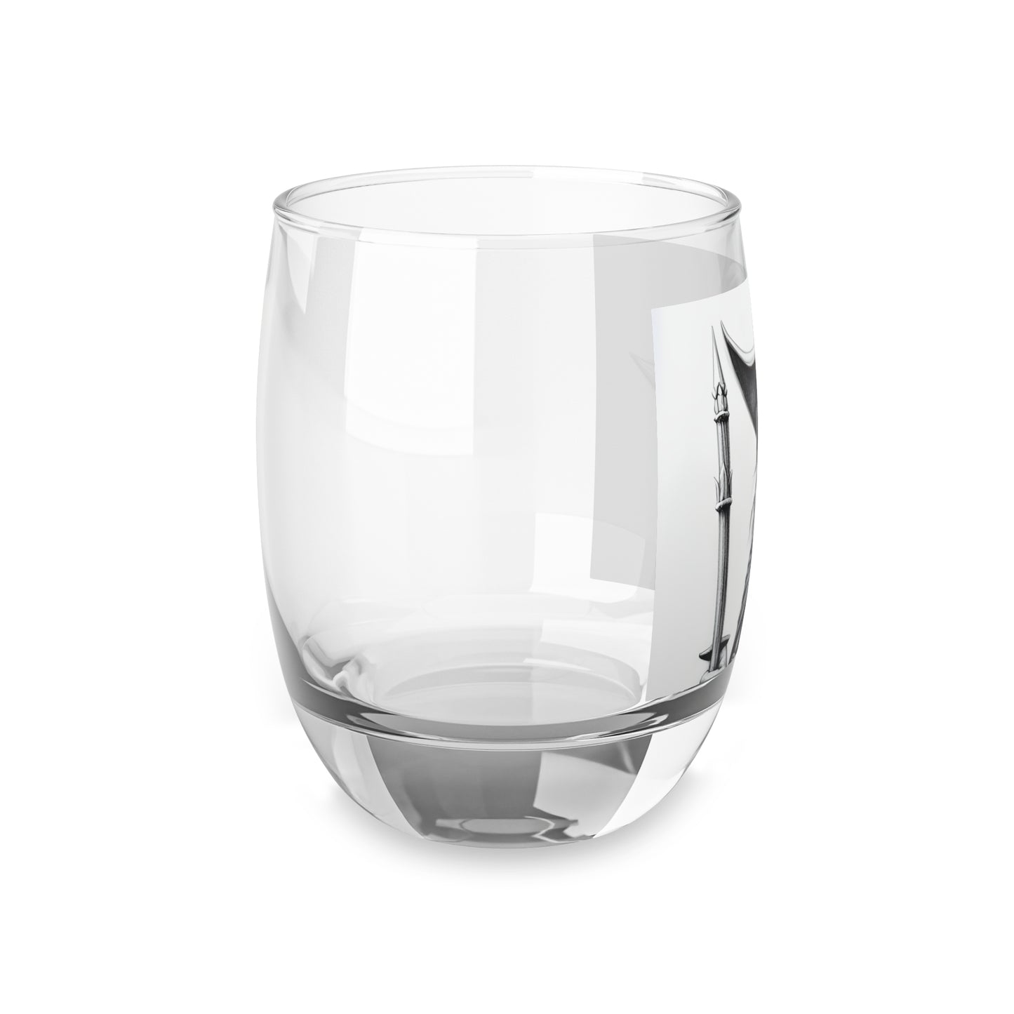 Gaming Wizard Whiskey Glass, 6oz Glossy Print, 100% Glass