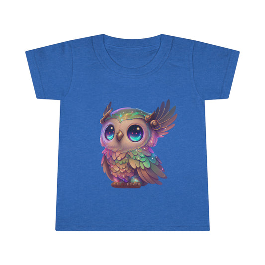 Iridescent Owl Toddler T-shirt, Sizes 2T-6T