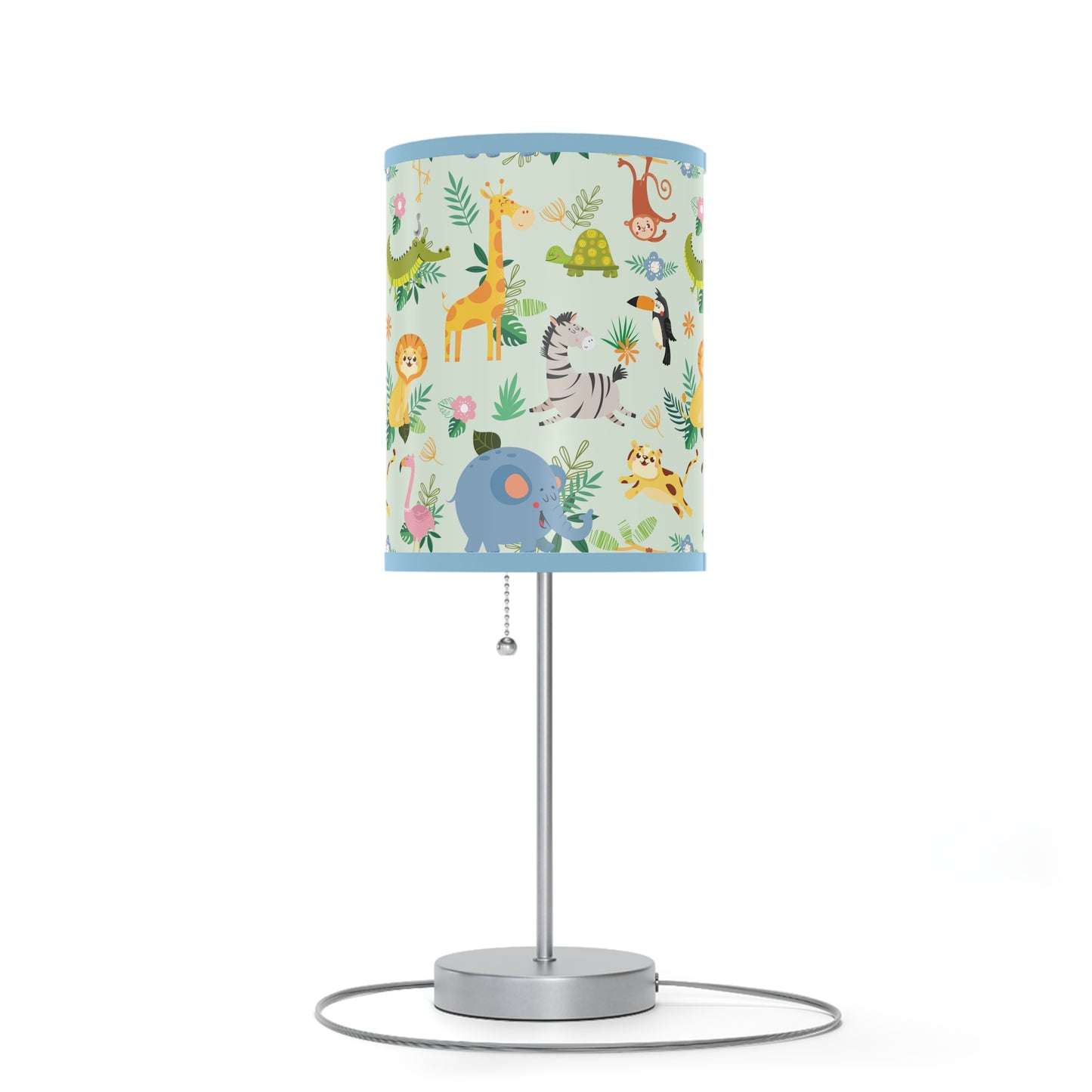 Lamp - Kid's Animal Lamp, Lamp on a Stand, US|CA plug, Choose Your Trim Color